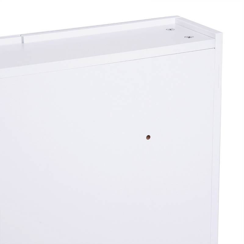 HOMCOM Bademöbel Spiegelschrank Badeschrank Hängeschrank Badezimmer Spiegel Schrank (60 x 15 x 75 cm)