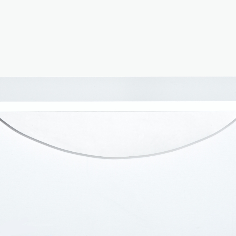 HOMCOM Heizkörperverkleidung, Heizungsabdeckung, Abdeckung, MDF, Weiß, 78 x 19 x 82cm