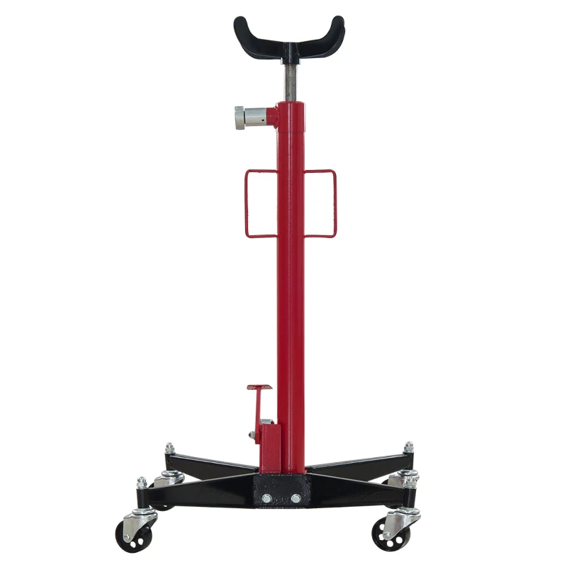 Homcom Vérin de Fosse Hydraulique en Métal Rouge 112 x 23 x 28 cm