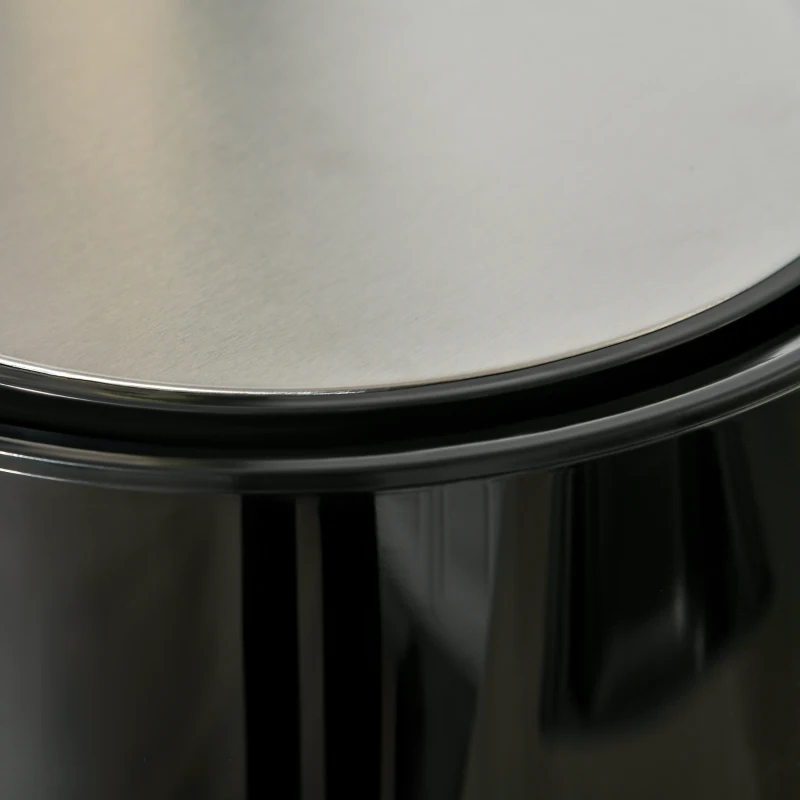 HOMCOM Heißluftfritteuse ohne Öl 4,5 L 1500W Airfryer mit 8 voreingestellte Modi LED-Display Antihaftbeschichteter Fritterkorb für gesundes ölfreies fettarmes Kochen Schwarz 28 x 35,1 x 33 cm