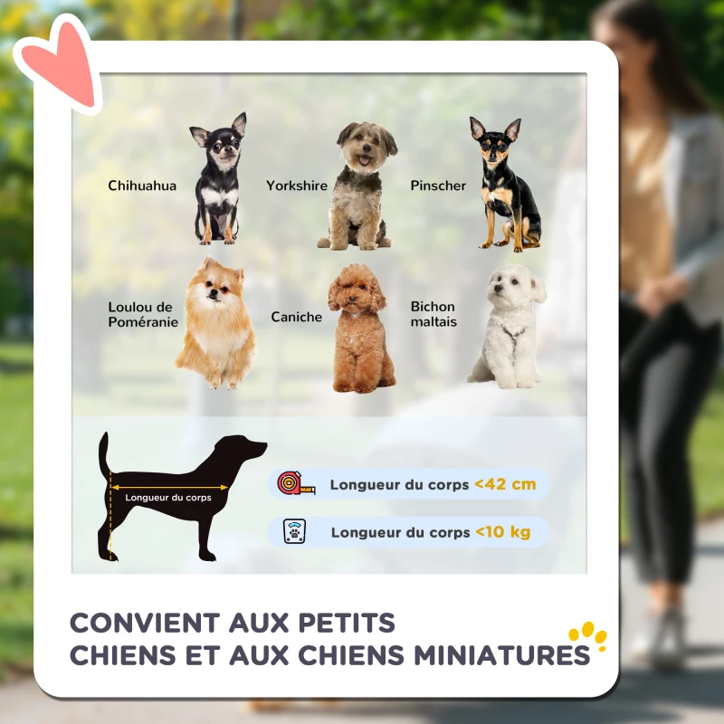 PawHut Poussette buggy pliable chien chat panier de rangement tissu 600D Oxford 4 roues 81 x 48 x 99 cm bleu