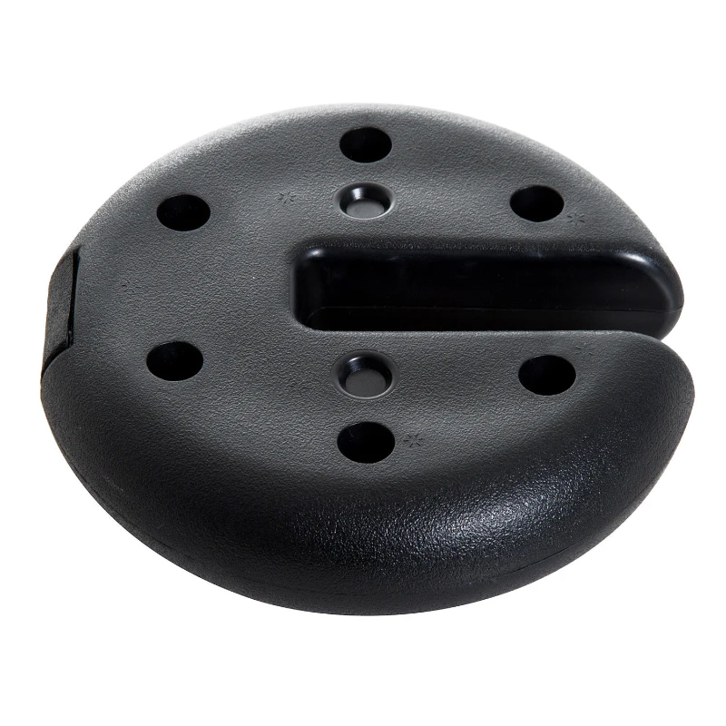 Outsunny Base per Tenda 4pz Riempito con Cemento Peso 8.8kg Φ20 × 4.5cm