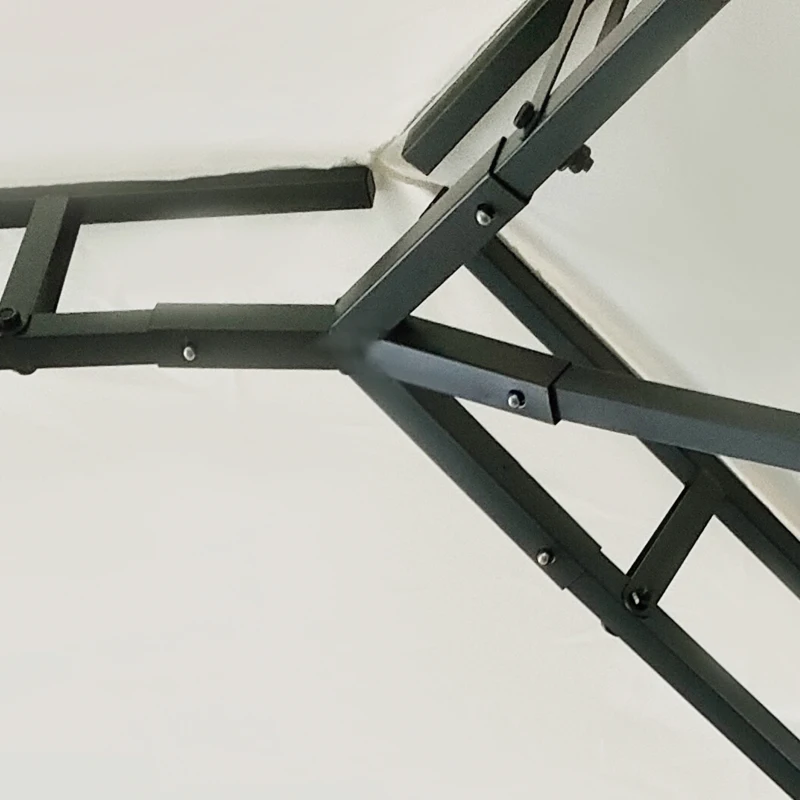 Outsunny Techo de Repuesto 4x3 m para Cenador de Jardín 2 Niveles Transpirable con 8 Orificios de Drenaje Cubierta Superior de Reemplazo para Pabellón Gazebo Exterior Beige