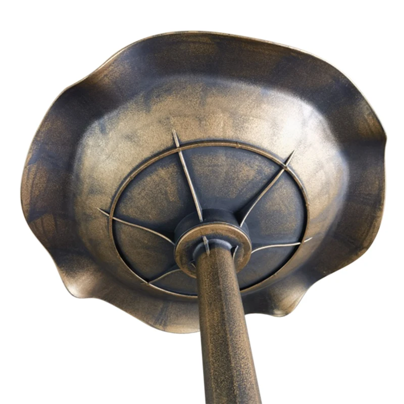 Outsunny Vogeltränke Wassertränke, Vintage-Design, stabiler Standfuß, winterfest, Ø50 x 71H cm, Bronze