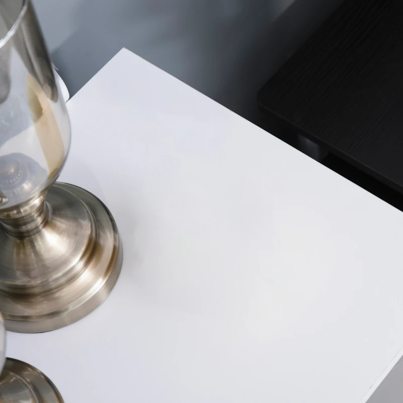 HOMCOM Cassettiera Camera da Letto con 4 Cassetti Mobiletto per Soggiorno , Arredamento Moderno