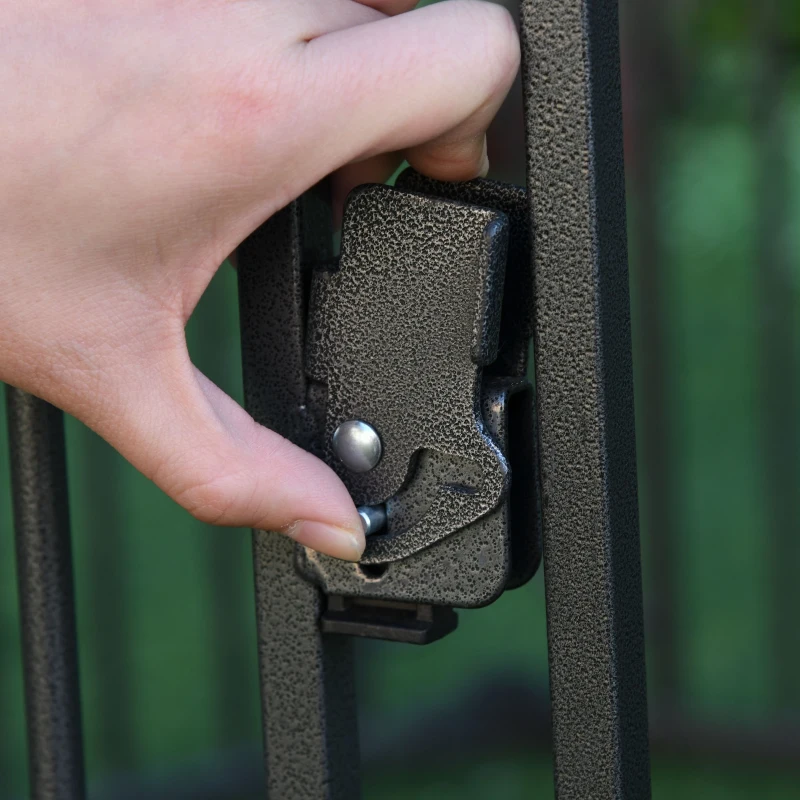 PawHut Dog Play Pen Puppy Pen Pet Playpen For Rabbit Guinea Pig Duck with Canopy Indoor Outdoor 119H x 122L x 105Wcm