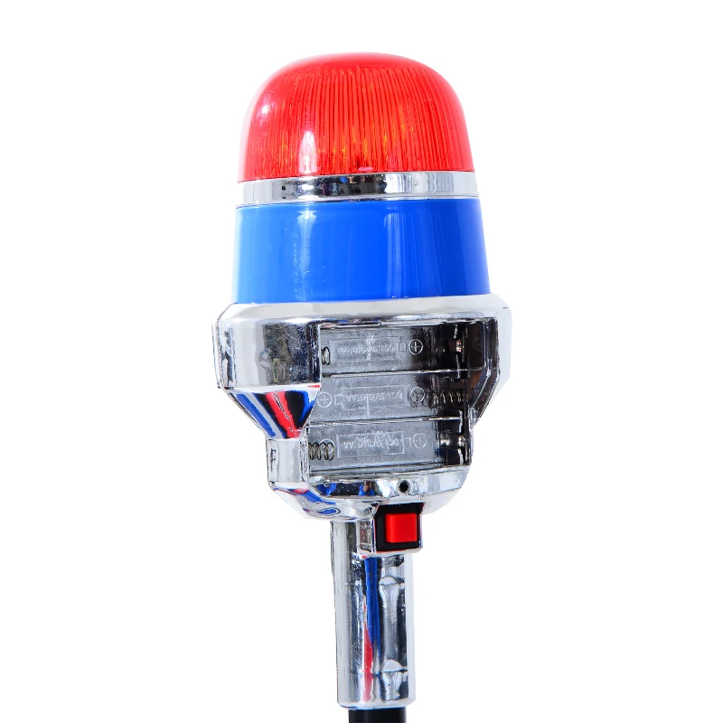 HOMCOM Moto Elettrica per Bambini da 3-5 Anni Motorino Elettrico Giocattolo 3 Ruote con Musica, Velocità 3KM/h, Luci 112×51×72.5cm