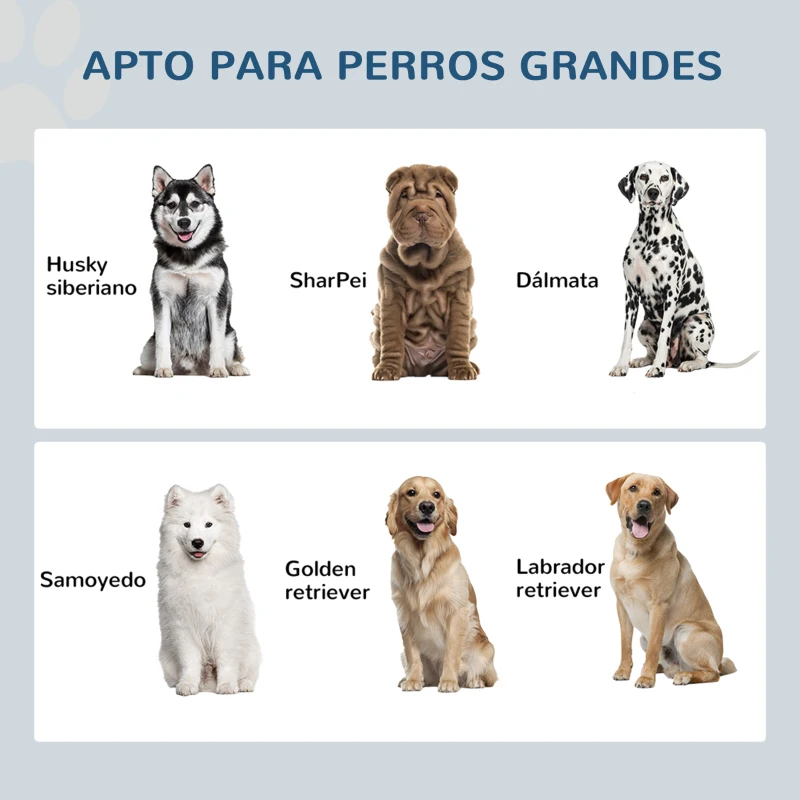 PawHut Comedero Elevado para Perros Grandes con 2 Cuencos de 2000 ml de Acero Inoxidable y 1 Cajón 63x30x36 cm Marrón