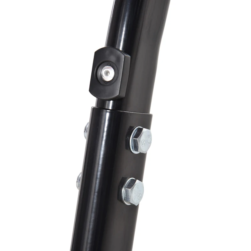 DURHAND Cavalletto Alzamoto Posteriore Universale e Regolabile Cavalletto Spostamoto per Moto Sportive Fino 200kg Nero