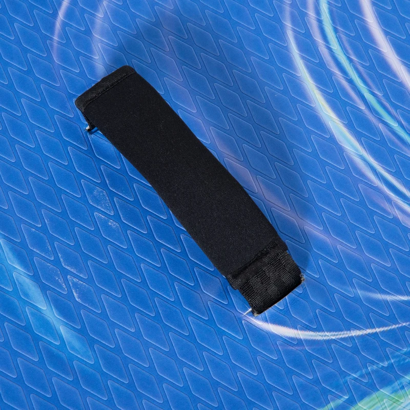 Outsunny Planche de stand up paddle gonflable, pagaie en aluminium réglable, planche antidérapante avec accessoires et sac de transport, dim. 320L x 76l x 15H cm, bleu et blanc