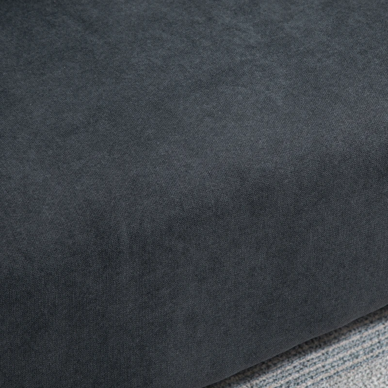 HOMCOM Divano 2 Posti Moderno in Stile Nordico con Schienale Trapuntato in Tessuto, 145x76x88 cm, Grigio