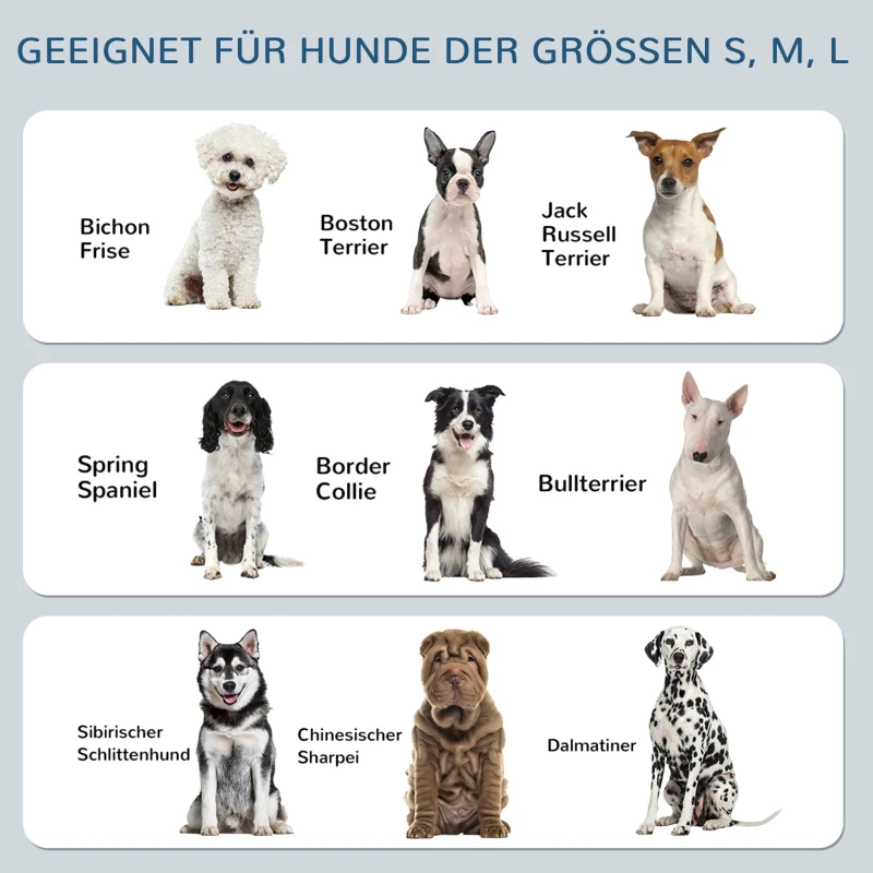 PawHut Futterstation, 2 herausnehmbare Fressnäpfe, höhenverstellbar, Napfunterlage, Natur+ Schwarz + Silber