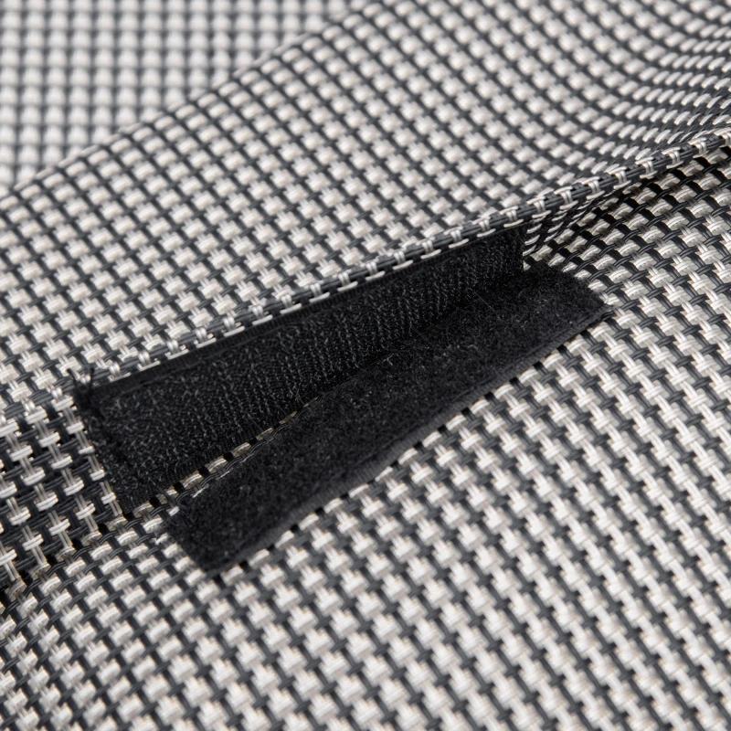 Outsunny Sonnenliege klappbar Gartenliege mit Kissen Schwerelosigkeit Liegestuhl mit 9-Fach verstellbare Rückenlehne Gartenstuhl bis 150 kg belastbar, für Garten Urlaub Outdoor Strand, Schwarz+Grau