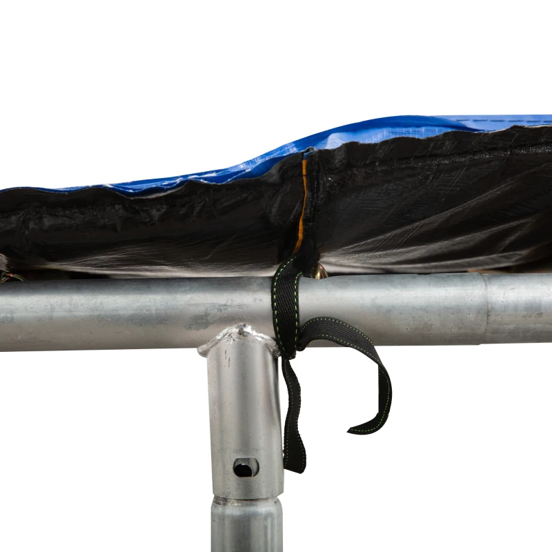 HOMCOM Trampolin Randabdeckung Ø305 cm breit, Reißfest UV-resistent Federabdeckung, Wasserabweisend, Trampolinzubehör Randschutz Sicherheitsnetz Ersatzteile für Gartentrampoline, Bunt