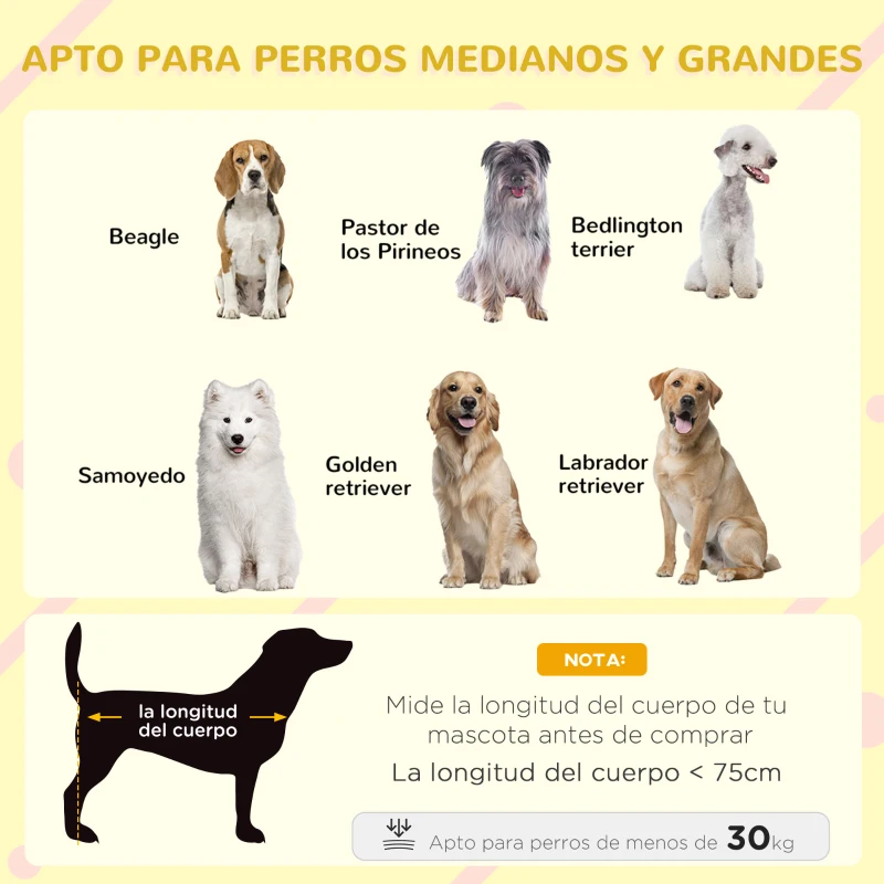 PawHut Caseta de Madera para Perros con Techo Abatible Frontal Acrílico y Puerta con Cortina 101x66,5x70,5cm Gris Oscuro