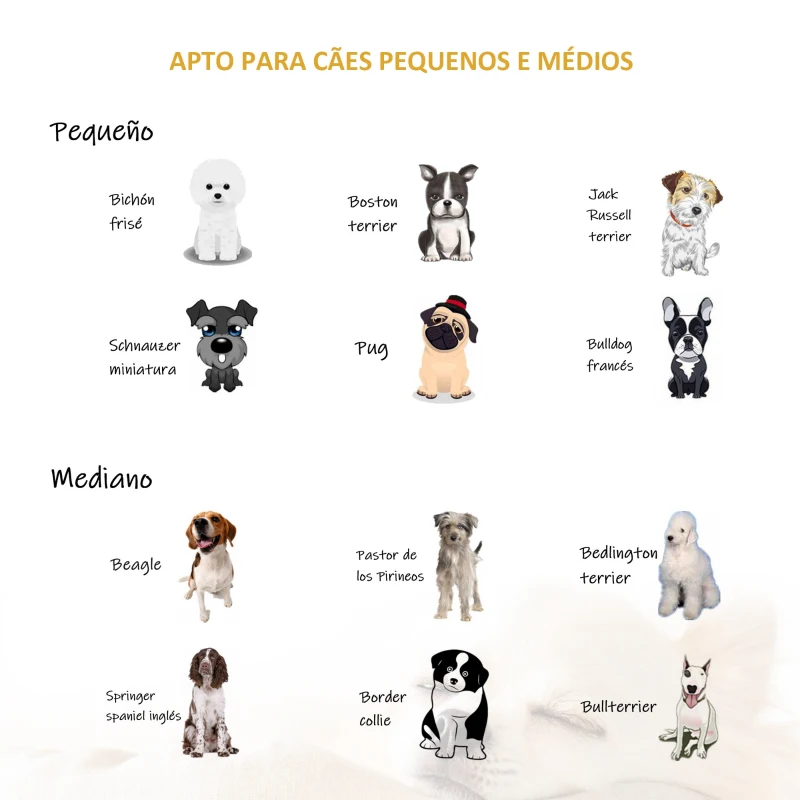 PawHut Cama para Perros Gatos de Mimbre Cesta Ratán para Mascotas Medianas Pequeñas con Cojín Lavable y Patas Elevadas de Acero 76x59x32 cm Gris y Blanco