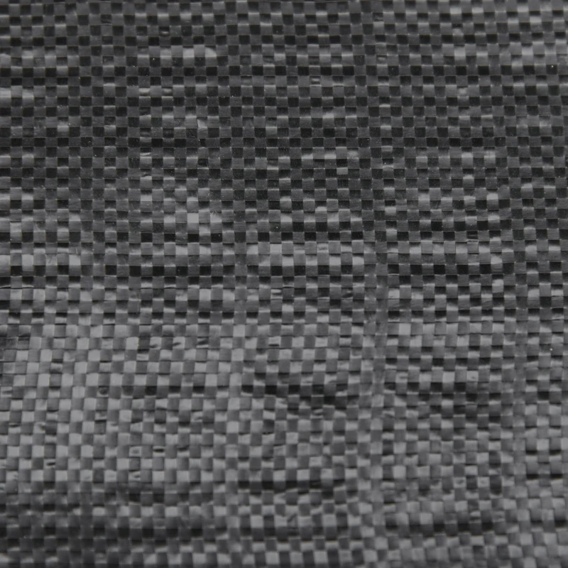 Outsunny Telo Pacciamatura 50x2m 100g/m² Telo Anti Erbacce Telo Nero per Orto, Serra, Giardino Drenante e Traspirante con Quadrettatura