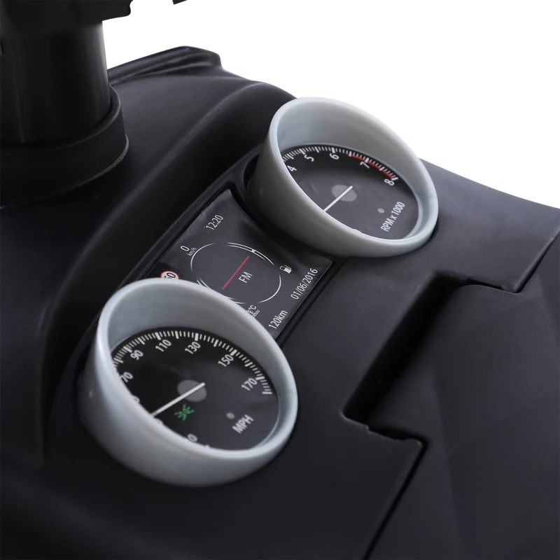 HOMCOM Kinderfahrzeug Rutschauto Lauflernhilfe mit Hupe Stauraum PP Weiß 62 x 28 x 41,5 cm