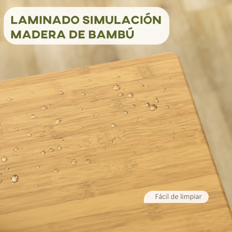HOMCOM Set de Mesa de Bar de 119x38,5x88,5 cm con Cesta Extraíble y Botellero y 2 Taburetes de 29x29x55 cm Blanco(m-6)