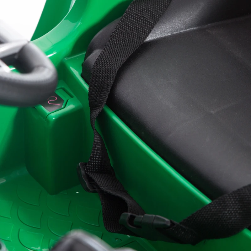 HOMCOM 12V Licensed Mercedes Benz Ride-On Car, with Lights, Remote, Music, Horn, for Ages 3-5 Years, Green