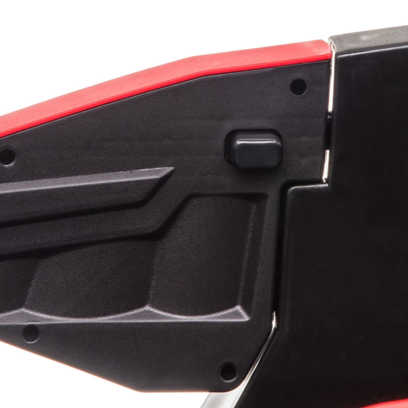 HOMCOM Macchina Elettrica per Bambini 12V, Velocità 3-6km/h, Quad Elettrico Mini con Doppio Motori, USB, Lettore MP3 e Telecomando, 118x76x104cm, Rosso e Nero