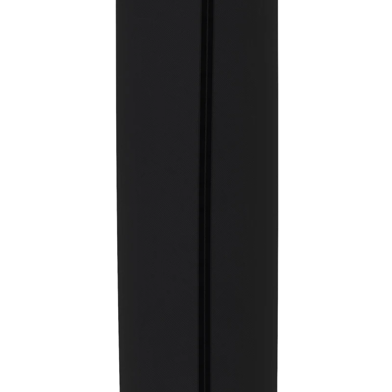 Outsunny Parasol Cover, Cantilever Umbrella Cover for 2-3.5 m Parasols, 420D Oxford Fabric Banana Umbrella Protector with Zipper for Outdoor Garden, Patio, Black