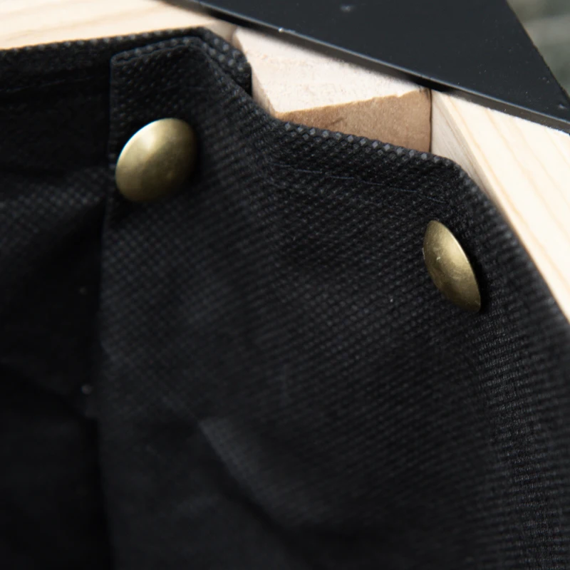 Outsunny Hochbeet Pflanzkasten Blumenkasten Blumentopf Kräuterbeet mit Vliesstoff Massivholz Stahl Natur+Schwarz 120 x 60 x 74 cm