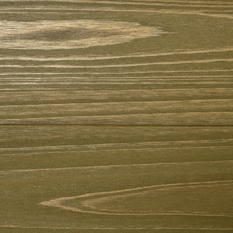 Outsunny Hochbeet mit Rädern Pflanztisch Blumenkasten mit Abfluss Massivholz Vliesstoff Hellbraun 120 x 60 x 72 cm