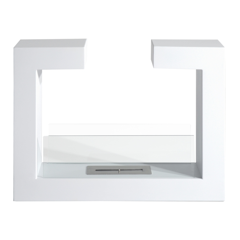 HOMCOM Kamin Bioethanol Biokamin Kaminofen Standkamin 1,5 L 3 Stdn. 78 x 25 x 58 cm