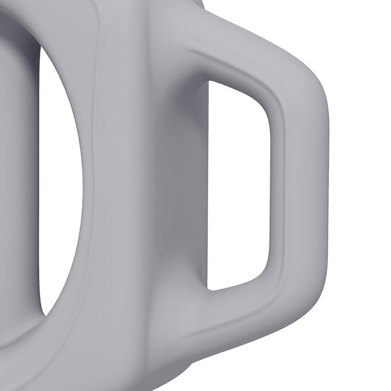 SPORTNOW 3-in-1 Multifunktionshantel, 6 kg, rutschfest, geruchsarm, Kunststoffmantel, Eisenkern, grau