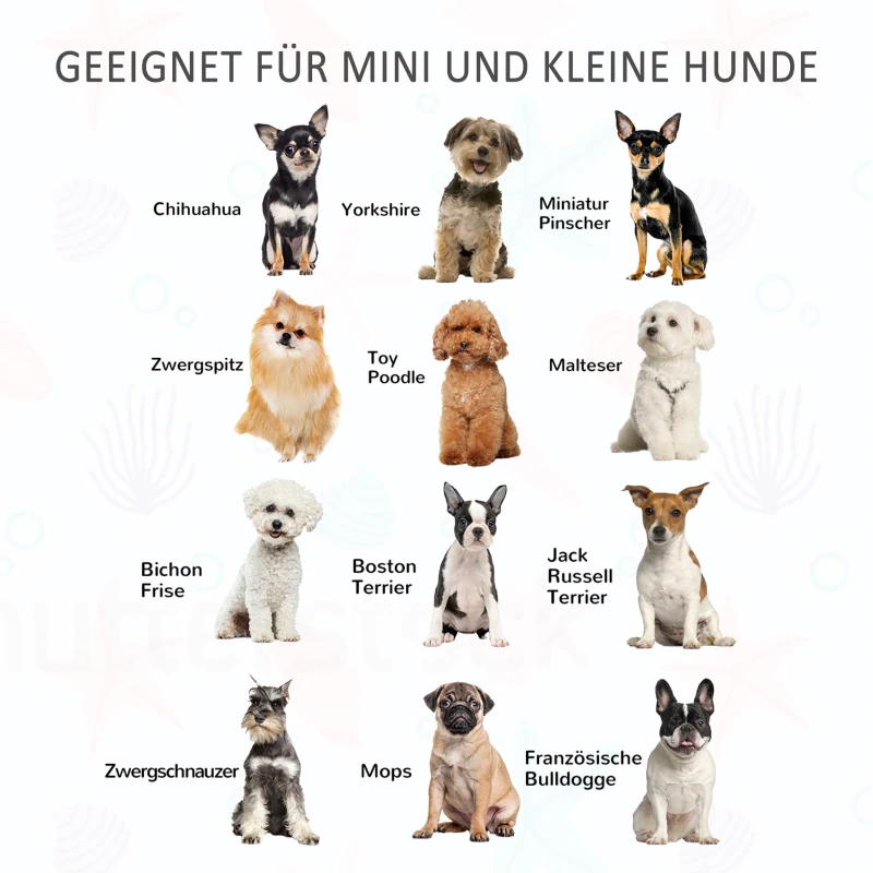 PawHut Hundesofa Hundecouch mit Stauraum Katzen Sofa Hundebett Haustier mit Stauraum