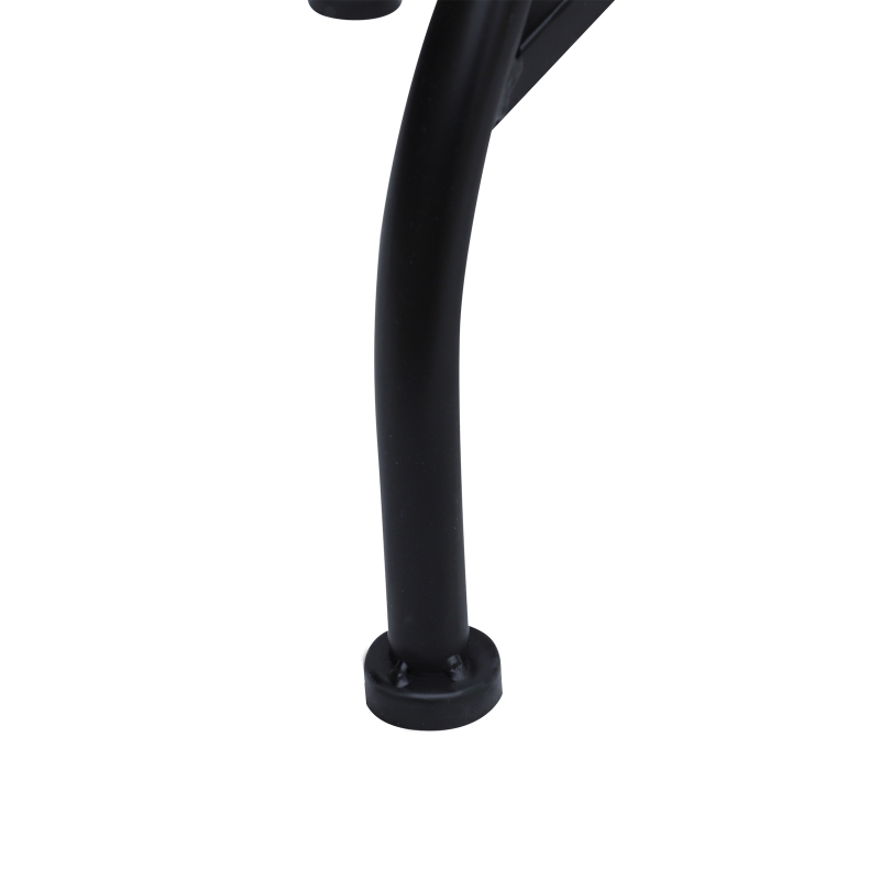 Outsunny 60 cm Mosaic Garden Table, Small Round Outdoor Side Table with Ceramic Top, Plant Stand for Patio, Balcony, Orange and White