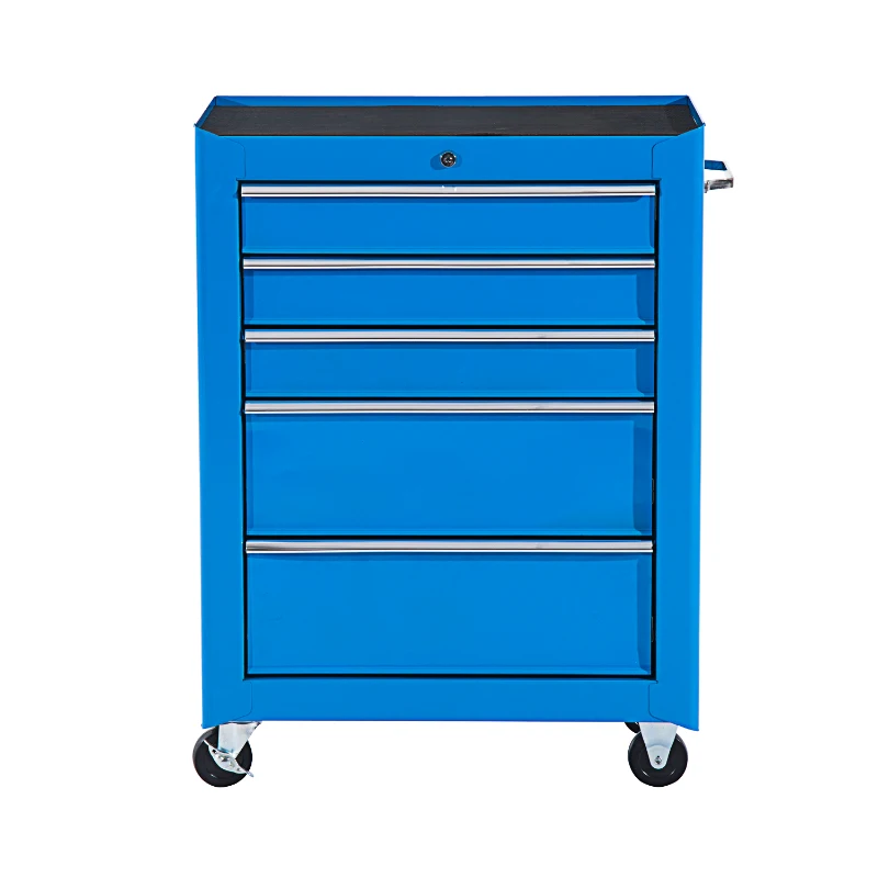 Homcom Servante d'Atelier sur Roulettes Bleu 68 x 39 x 71 cm