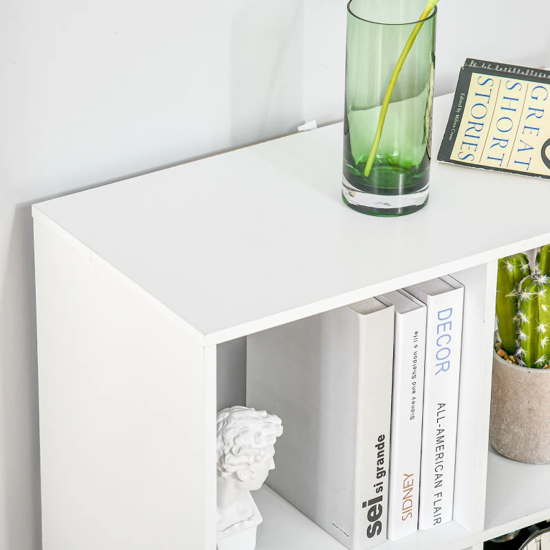 HOMCOM 6-Cube Bookshelf - White