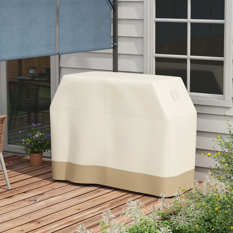 Outsunny 66W x 152Lcm PU Coated Protective Grill Cover - Beige