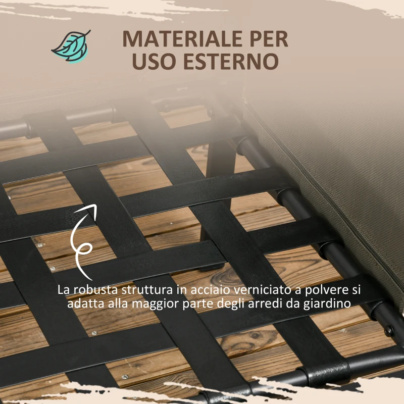 Outsunny Set da Giardino 4 Pezzi con 2 Divanetti, Poltrona Angolare e Tavolino da Caffè in Vetro Temperato