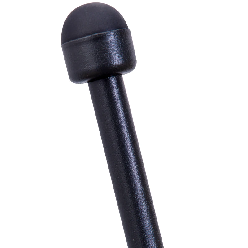 Outsunny Set di 4 Sedie da Giardino Ovali in Rattan PE e Metallo in Stile Boho Chic, Grigio Chiaro