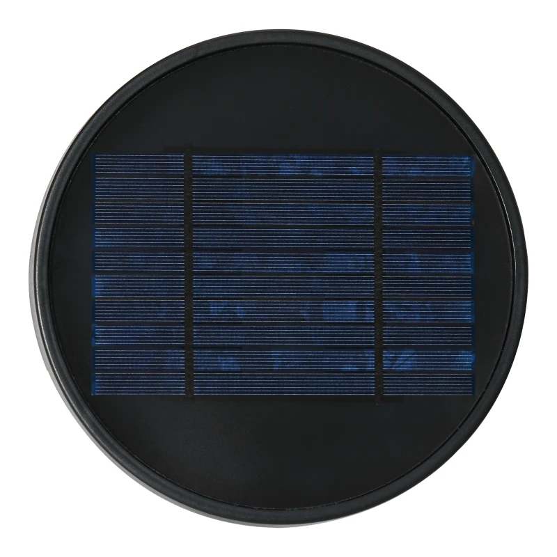 Outsunny 2 Lámparas de Camino de Pie Altura 91,5 cm con Luces LED Solares Sensor de Noche Crepuscular y Brillo Variable Set de 2 Faroles de Jardín IP44 para Patio Parque Exterior Negro