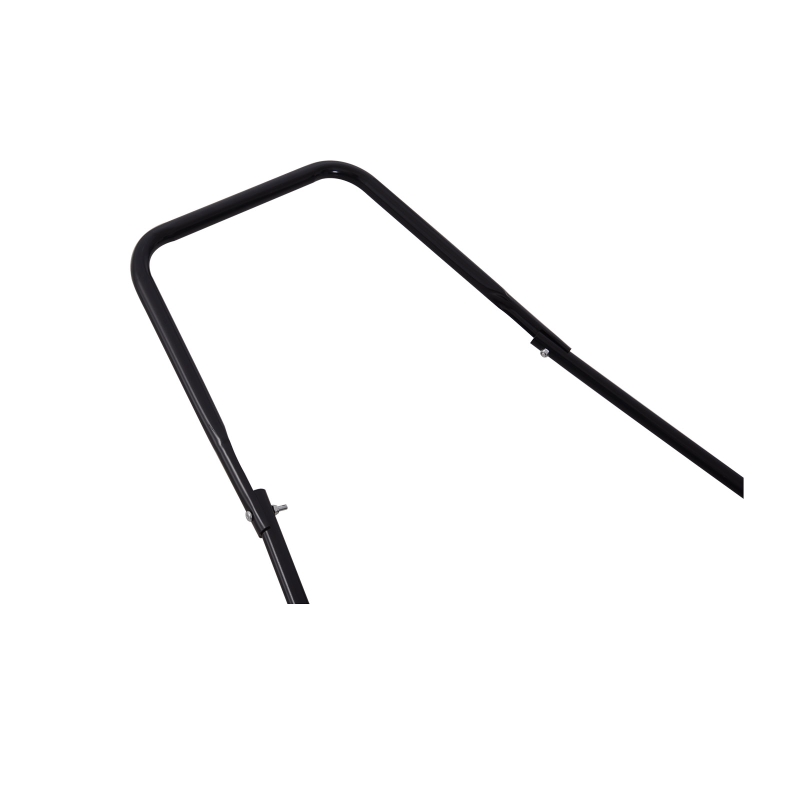 Outsunny Rouleau à gazon jardin en acier avec poignée dim. 57L x 32l x 105H cm lestage max. 46 L noir