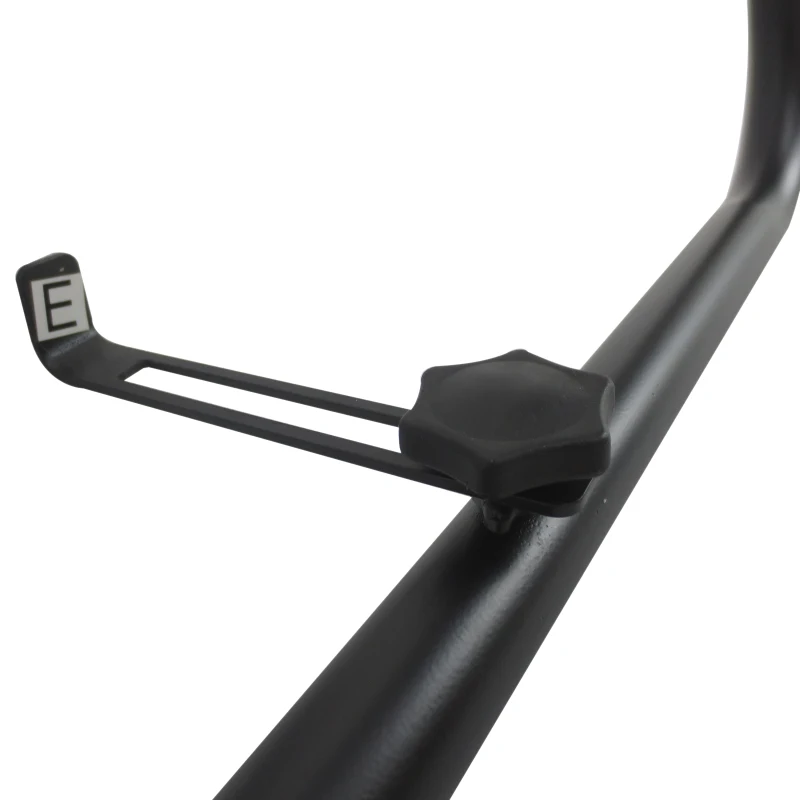 Outsunny Balkonhängetisch Hängetisch Gartentisch höhenverstellbar halbrund Ø30 cm Terrasse Metall Weiß L60 x B45 x H50 cm