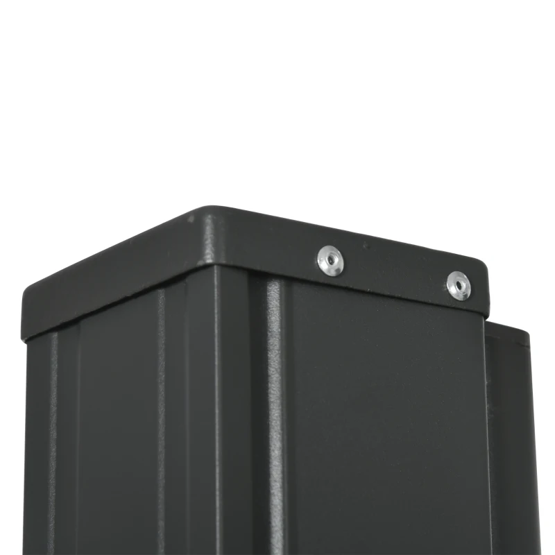 Outsunny Seitenmarkise, Sichtschutz, horizontal ausziehbar, wetterfest, beidseitig bedruckt, 300 x 8,5 x 160 cm