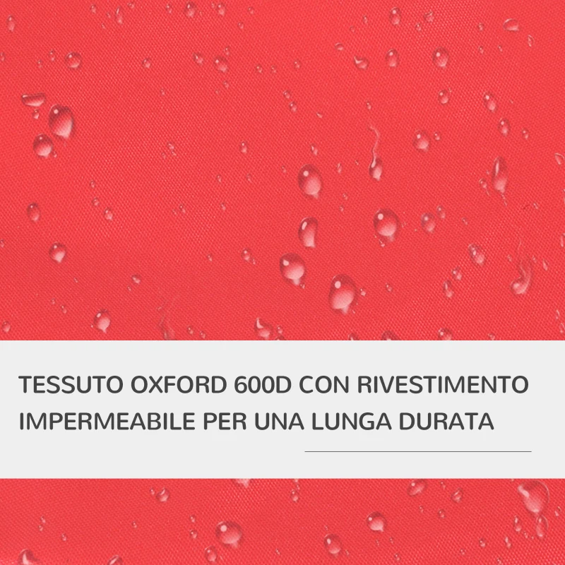 PawHut Passeggino per Cani Piccoli Pieghevole, Carrozzina per Cani con Ruote con Freni, Portabicchieri, Cestino Portaoggetti, 3 Finestre e Ruote Anteriori a 360°, per Animali Domestici 10 kg, Rosso