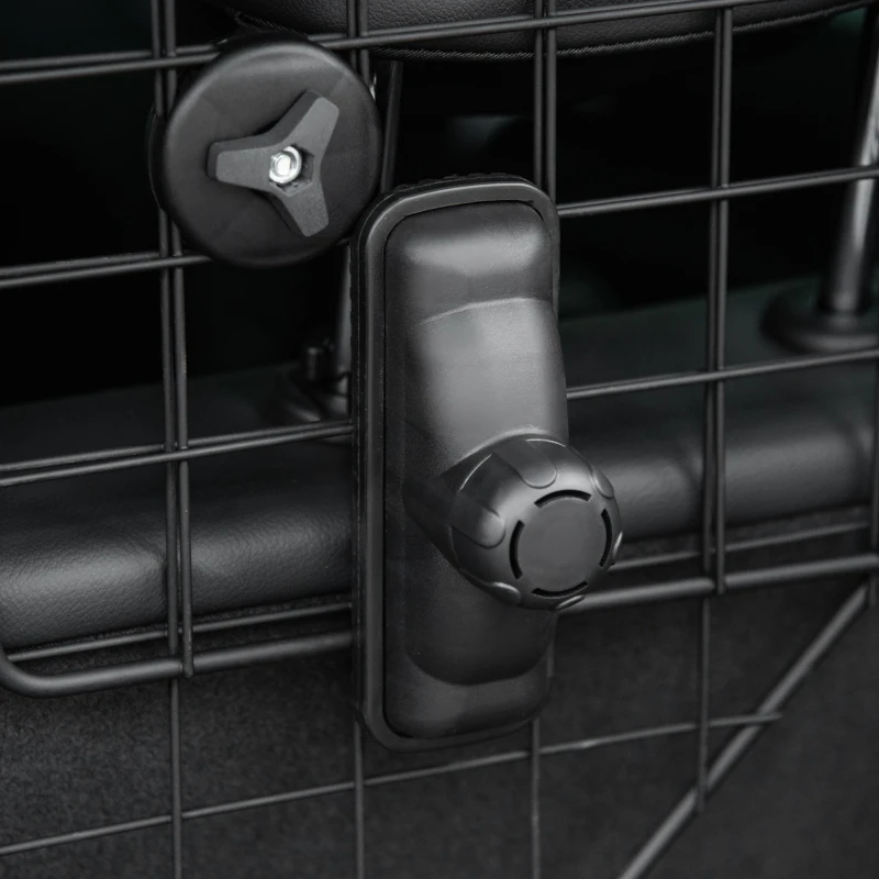 PawHut Hundeschutzgitter Auto Universal Kofferraumgitter 90-120 cm verstellbar Metall