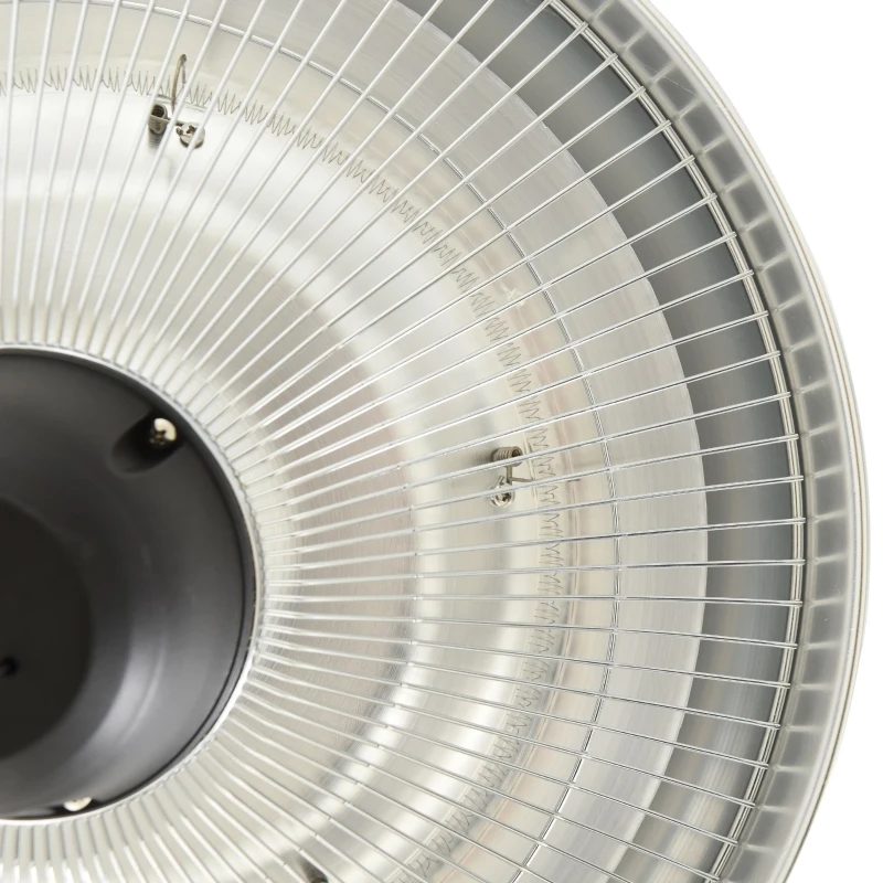 Outsunny 1500W Outdoor Heater Outdoor Ceiling Mounted Aluminium Halogen Electric Hanging  Heating Light Pull Switch Control