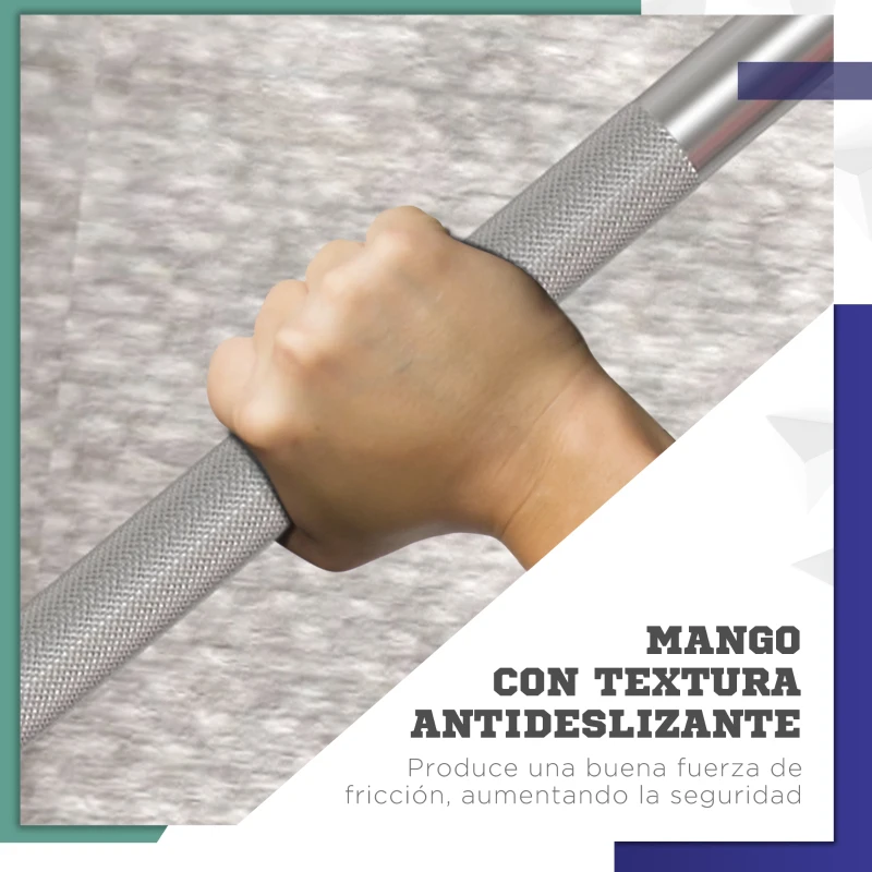 SPORTNOW Set de Musculación con 1 Barra y 6 Discos Barra de Pesas 30 kg con Mancuernas para Entrenamiento 170x26x26 cm Rojo
