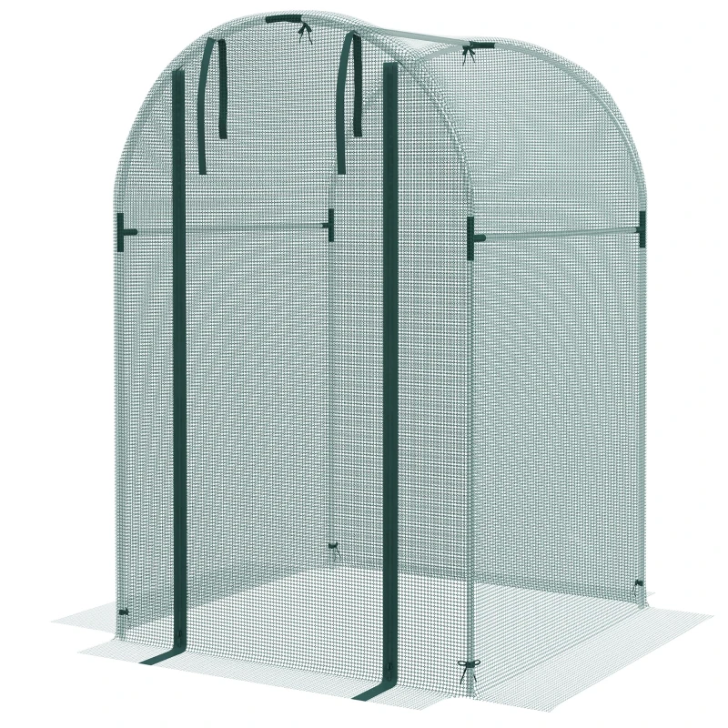 Outsunny 120 x 120cm Mini Polytunnel Greenhouse