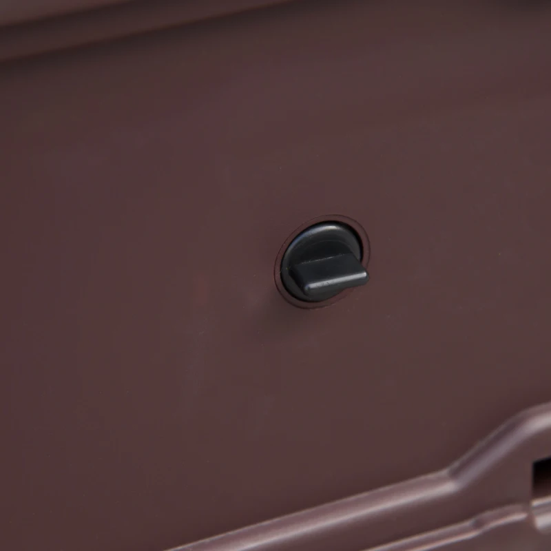 Outsunny Fioriera da Balcone Auto-irrigante con Gancio per Ringhiera Regolabile e Indicatore Acqua