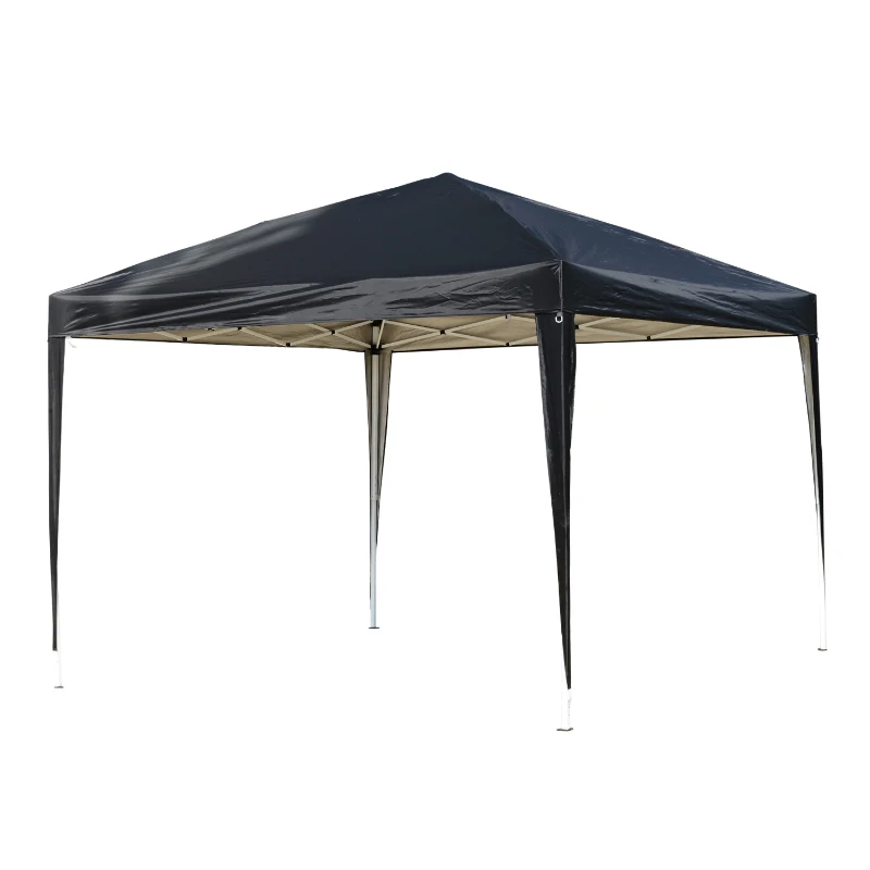 Outsunny Carpa Plegable 3x3m de Jardín Cenador Gazebo para Patio Fiesta Boda Barbacoa con Bolsa