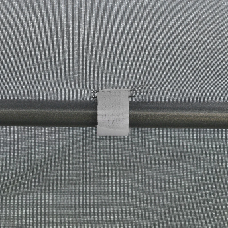 Outsunny 4M Hexagon Gazebo, Netting Party Tent, Patio Canopy Outdoor Event Shelter for Activities, Shade Resistant, Grey