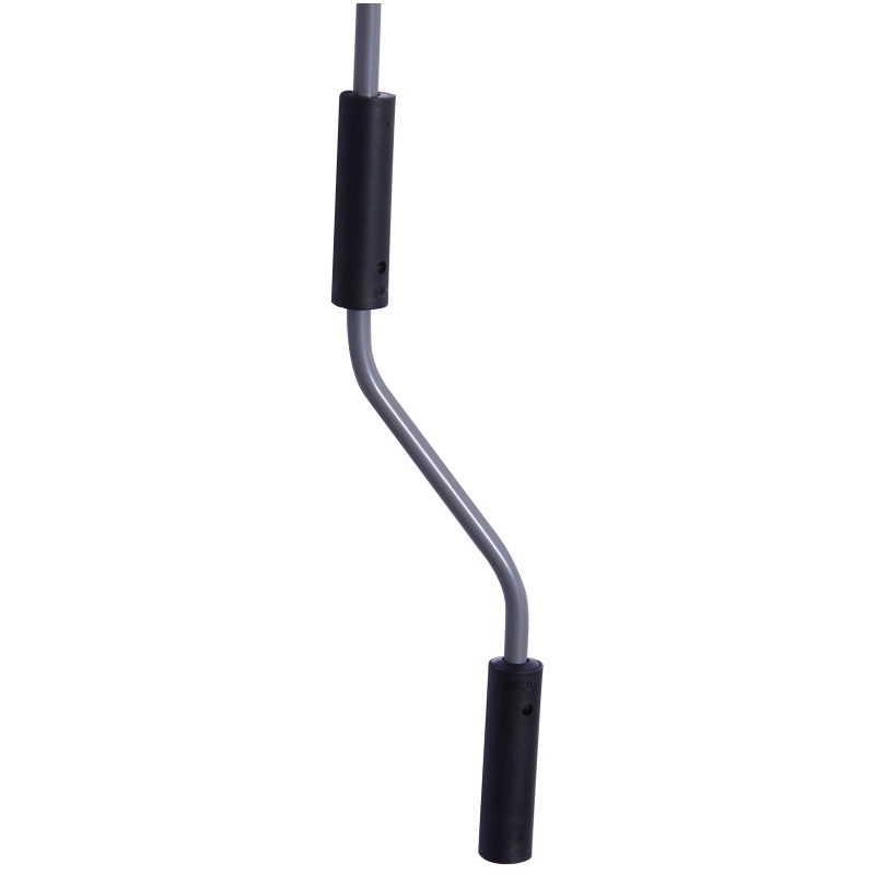 Outsunny Senkrechtmarkise Balkonmarkise Vertikalmarkise Windschutz Seitenrollo Sichtschutz mit Handkurbel Polyesterstoff+Aluminium Dunkelgrau 200 x 120 cm